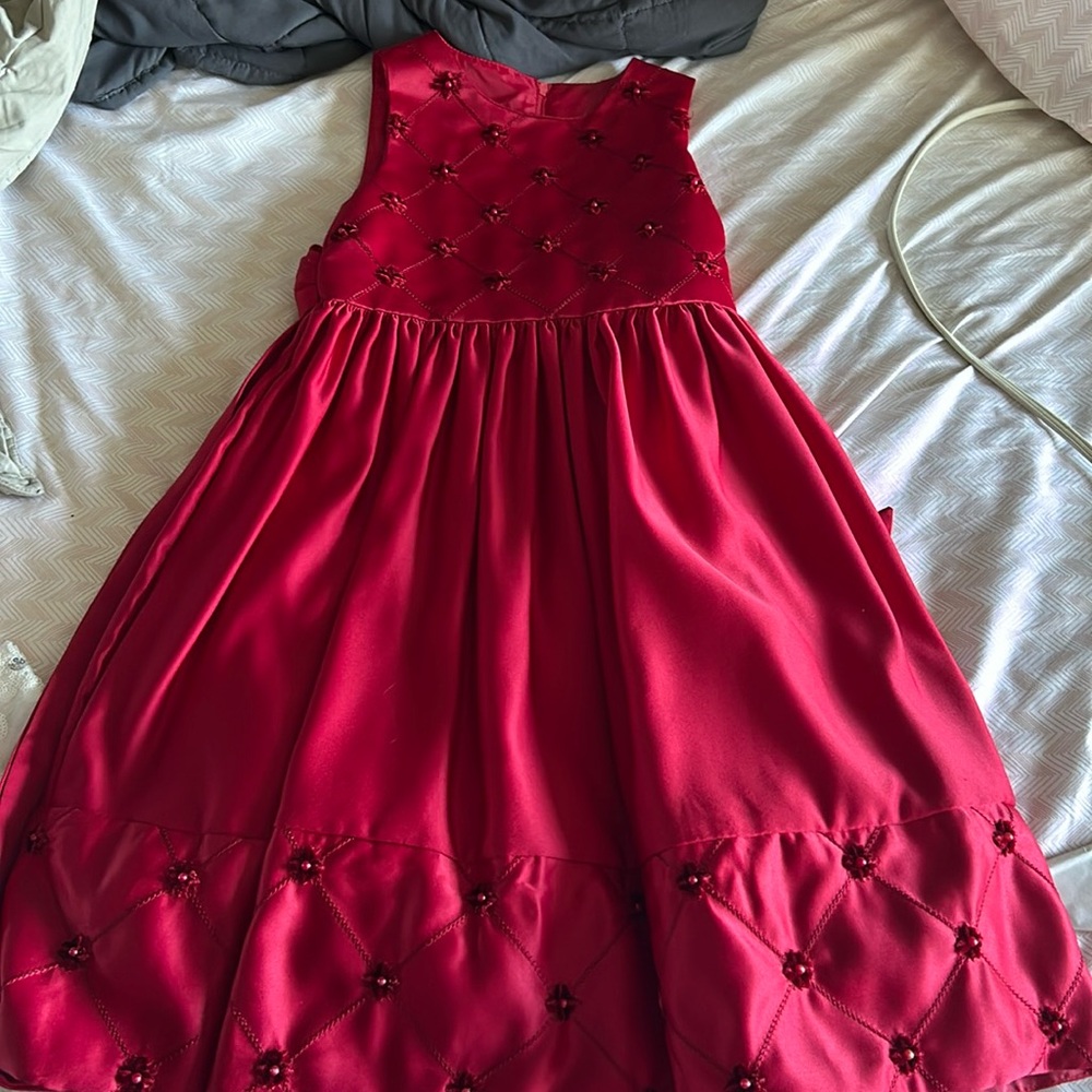 Cinderella Red Girls Embellished Formal Dress - 5